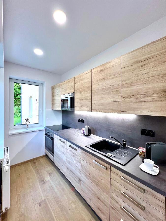 Apartmany K Lanovce S Parkovanim Jáchymov Eksteriør bilde